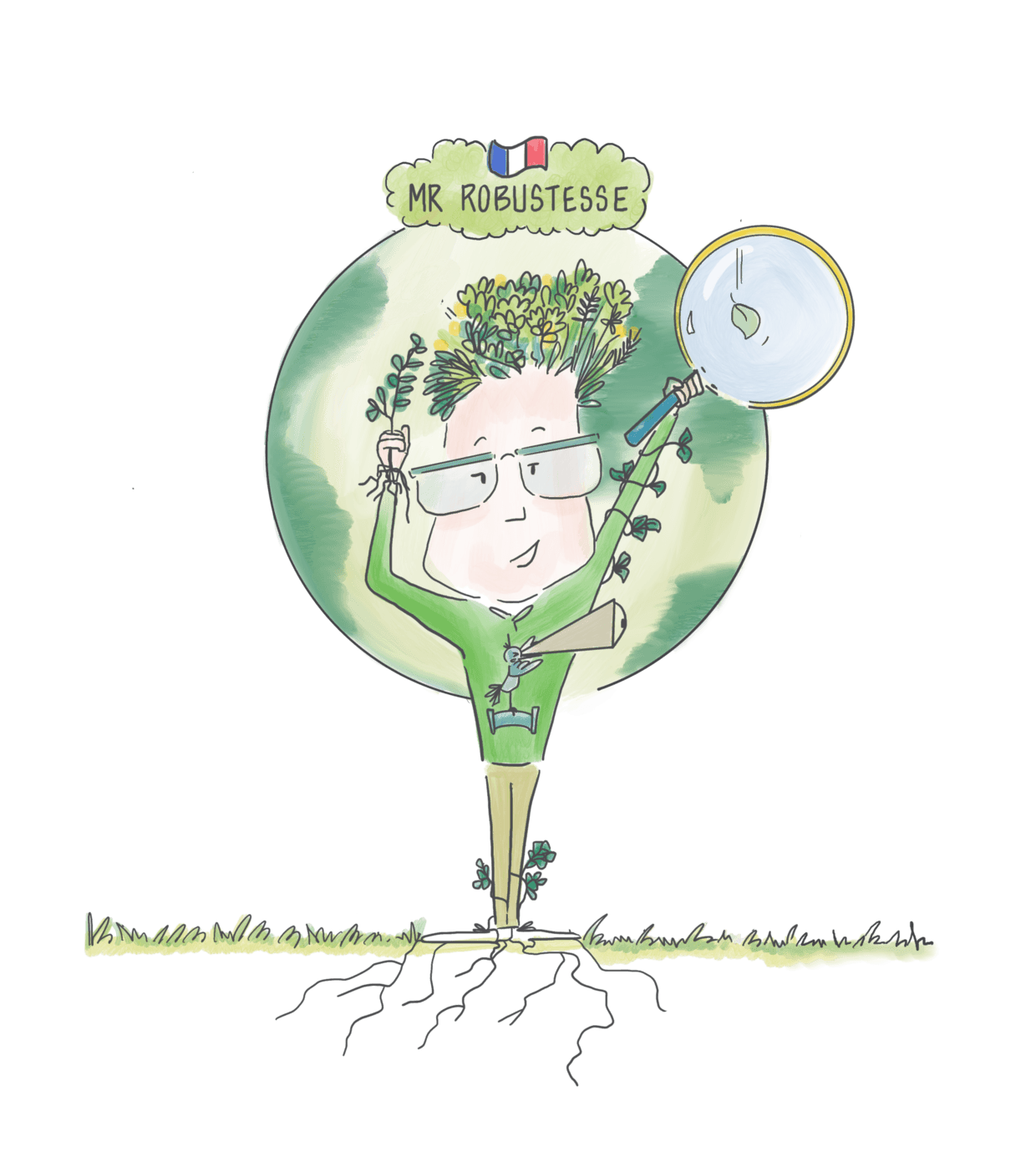 Illustration de Olivier Hamant